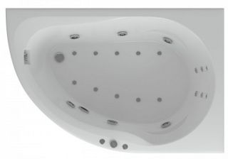 Акриловая ванна АКВАТЕК Вирго 150x100 см правая без гидромассажа